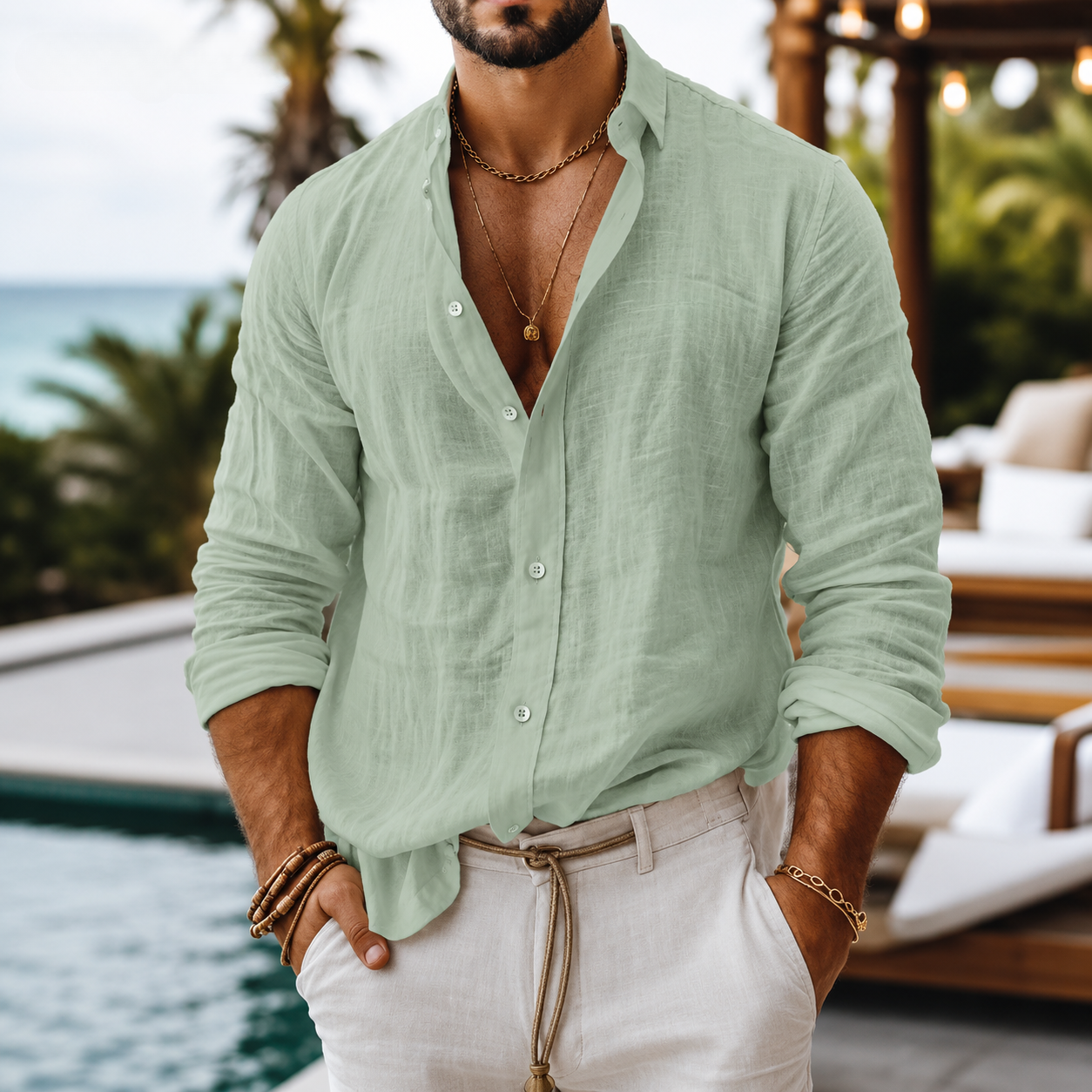 La camicia di lino Riviera